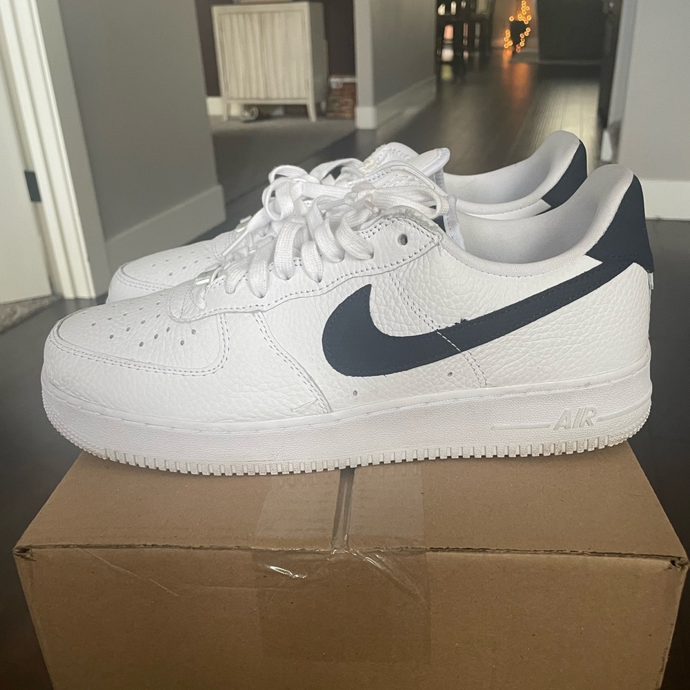 Men’s Air Force 1’s (Navy blue and white)